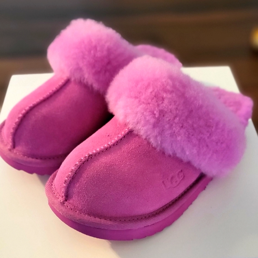 UGG Kids' Cozy II Scuff Slipper, Pre-Loved, Sz 11